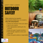 Poster - HUNT & HIKE SAFELY (LinkedIn Post)